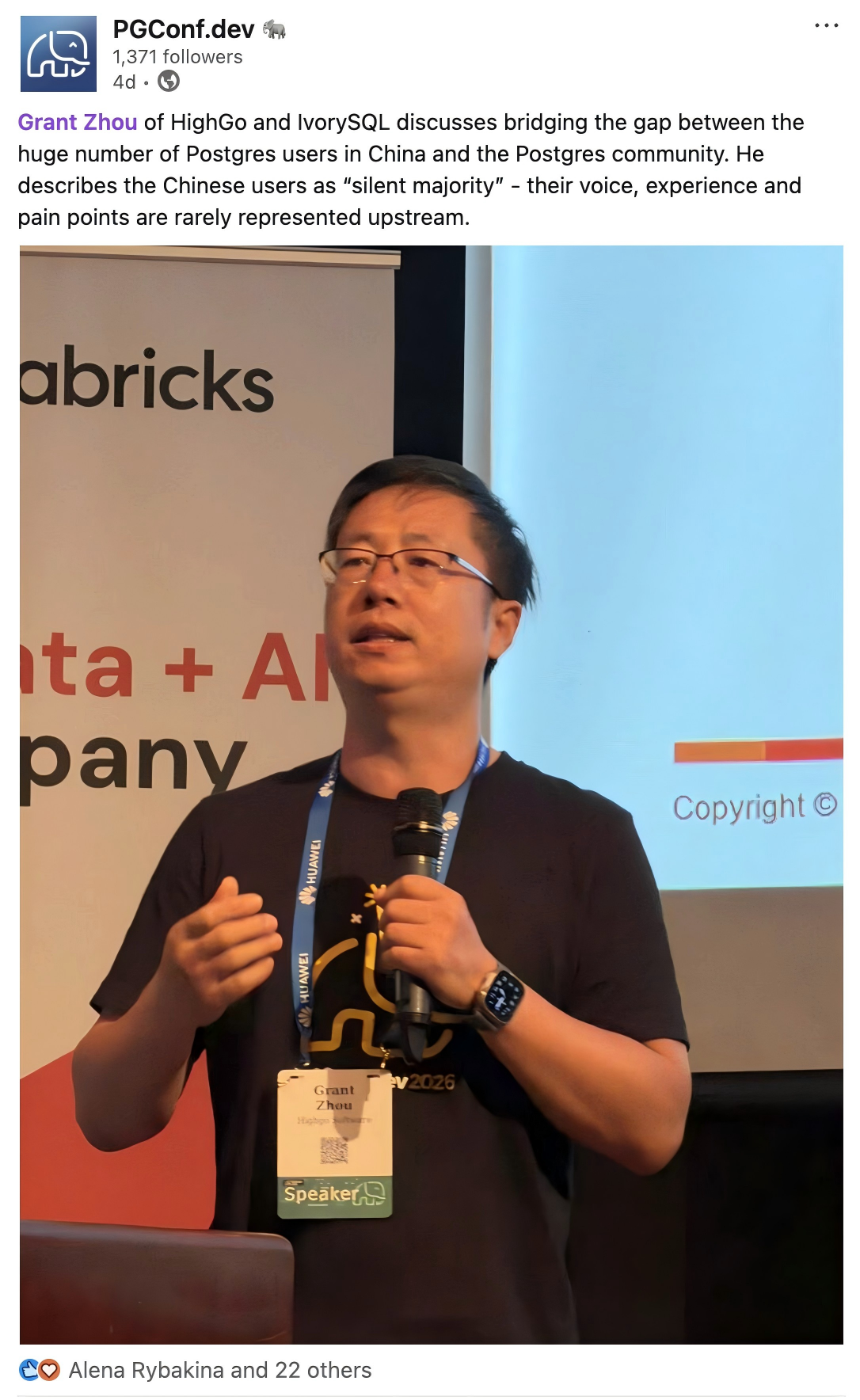 Grant 演讲